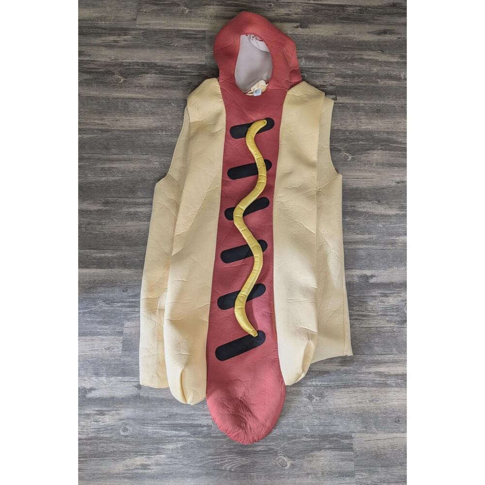 Grilled Hot Dog Halloween Costume Cosplay Multicolor Tunic Adult One Size - Picture 2 of 10